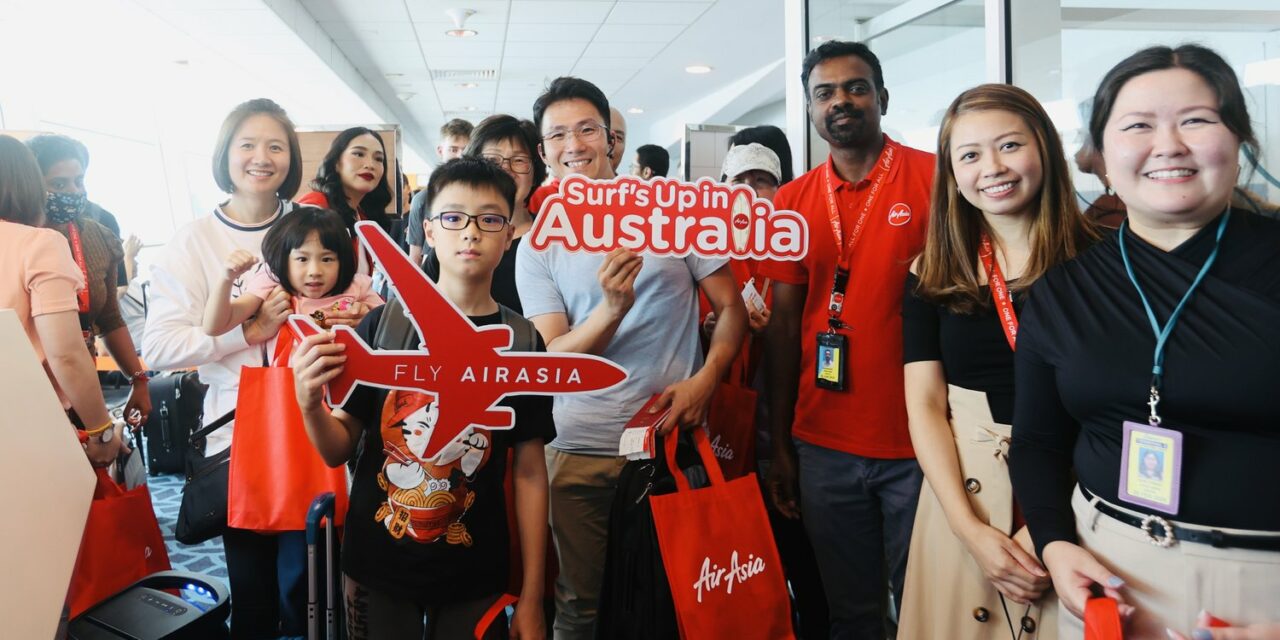 AirAsia Malaysia operates first service to Perth, Australia
