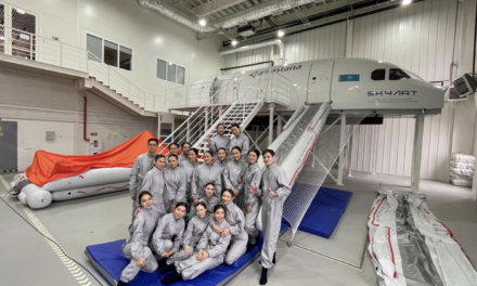 Air Astana launches new simulators for crew safety training