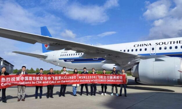 CALC delivers new A321neo to China Southern Airlines