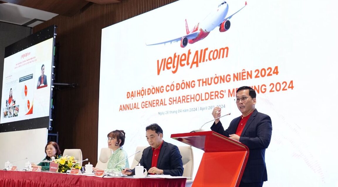 Vietjet 25% dividend payout in 2024 approved, expects 10% increase in revenue