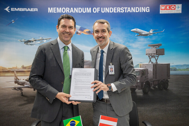 Embraer and AICAT sign Austrian collaboration agreement