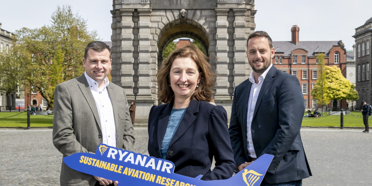 Ryanair donates $3 million to Trinity College for sustainable aviation research